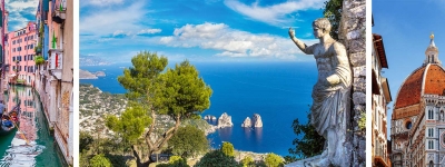 Italien Runt med Capri