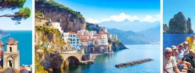 Sorrentohalvön med Capri & Rom ✈