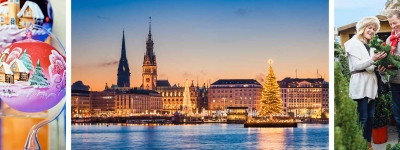 Julmarknad i Hamburg 4 dagar 