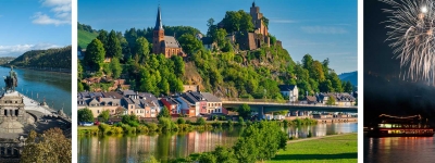 Kryssning p&aring; Saar, Mosel & Rhen med Rhein in Flammen