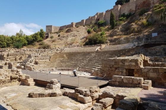 Andalusien - Amfiteatern Malaga