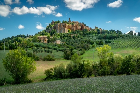 Framåt lunch dag 3 når vi Orvieto, etruskernas forna Akropolis. Staden är en av Italiens mest omtalade bergsbyar och underbart placerad på en enslig bergskulle med en praktfull, gotisk domkyrka. Vi tar oss till den gamla stadsdelen med hjälp av bergbana (mot avgift). Vi imponeras av den vackra katedralens marmorfasad och den som önskar kan även följa med in (mot avgift). Efter en skön eftermiddag i Orvieto tar vi oss den sista biten till vårt hotell i Bolsena vid Bolsenasjön. .